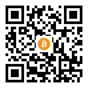 bitcoin:128GXco6xxgD2NnVBSrfFxGpo2gfJ1LwGx black Bitcoin QR code