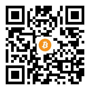 bitcoin:128aqRDipyfrENyPVyLKeXqVtW6Wy9D78z black Bitcoin QR code