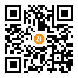 bitcoin:129BX8cF9htG8upYyLKmxsRMDxEMbXzLEY black Bitcoin QR code
