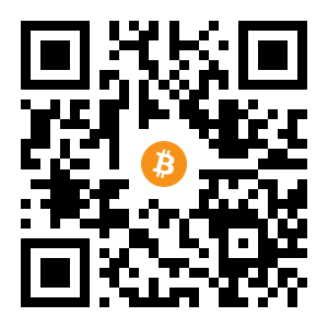 bitcoin:12AUdJP3vnTJpLwuSmyoVmKeV4dCz47a7M black Bitcoin QR code