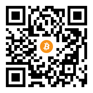 bitcoin:12AWDc8poTtmSTsvE1kbgud4DiWWhrNWXQ black Bitcoin QR code
