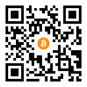 bitcoin:12BqPy5rytGxVDAN9vtNt9CnNfJXt4ehLg black Bitcoin QR code