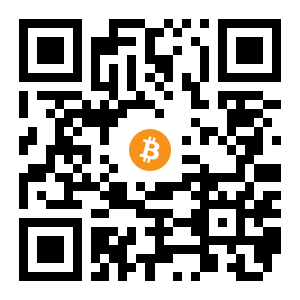 bitcoin:12C1dcegSi56kcQkR5FHUCabL8bfWWSicG black Bitcoin QR code