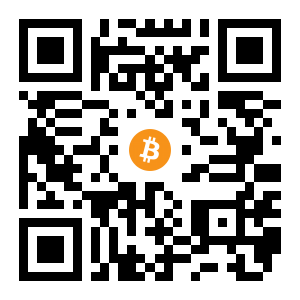bitcoin:12DxwFeQcx8KF9CkDsew3Wdnwwdcv719uq black Bitcoin QR code