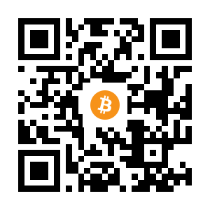 bitcoin:12EEr3jDCpuwFNDaLJCn5JTeC322EYhxLv black Bitcoin QR code