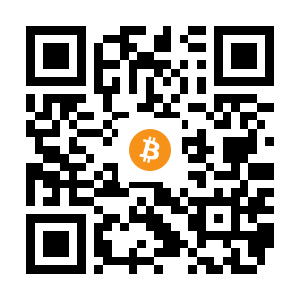 bitcoin:12Eo3Q7RfigpdFqFvatmoCt4jwbMhyX7V7 black Bitcoin QR code