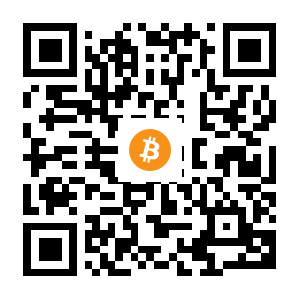 bitcoin:12Eqo4vhJUqHhnUYb3vSm9Kq4Eo1GCb5kC black Bitcoin QR code