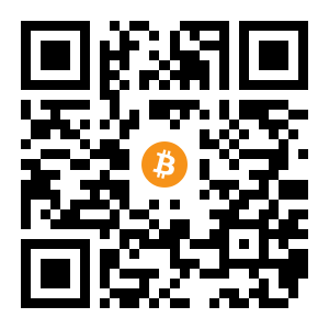 bitcoin:12Fhs18Rc6XLQWnkd2mSeRpRUpspb2xLj6 black Bitcoin QR code