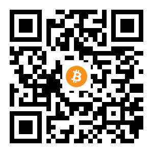 bitcoin:12Fsz46NYQn5jrU49uLbkVyepBhRL83R2X black Bitcoin QR code