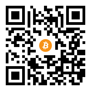 bitcoin:12GBcQ2DsgQhmZaJRHW82zrE2tYY42ATDb black Bitcoin QR code