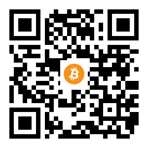 bitcoin:12HQsSH5JXKphCyDhHG56s4hnLysX7qans black Bitcoin QR code