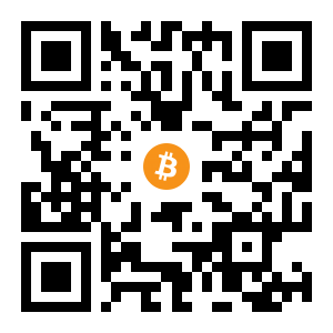 bitcoin:12J3mUoam61wYFjsQRGpAvuRKDd3KMHiB4 black Bitcoin QR code