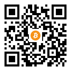 bitcoin:12KNqdk3hT3t88tyrLtzyR1oCTthFjsY4C black Bitcoin QR code