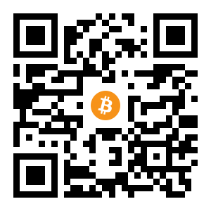 bitcoin:12KkxkrPeSR9H1SnbKT2UPepLgarz3tGHp black Bitcoin QR code