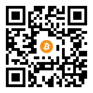 bitcoin:12LKjZxrwCPqeHfNejvaedCyw4HngJFs1W black Bitcoin QR code