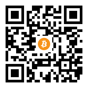 bitcoin:12LaS8TotAnzGph9sjtihP1y6n1CLRVhUn black Bitcoin QR code