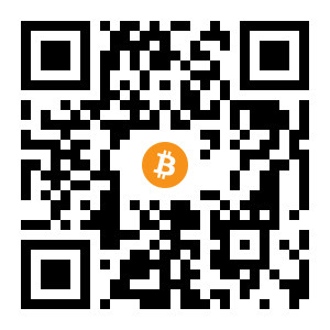 bitcoin:12MFYfFTqCXrUDPRkJBpZ2T8YD2Vqf2oSK black Bitcoin QR code