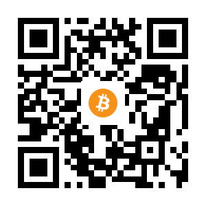 bitcoin:12MhskQkrHUgzBWEaFzaACpLwmbEHpt3ux black Bitcoin QR code