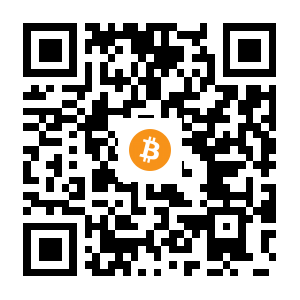 bitcoin:12Nm6sqHDdTRAnJ1eisCWhbGiRHe6FC14G black Bitcoin QR code