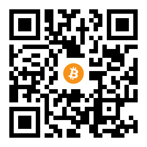 bitcoin:12NpZjtuprCednLWF8VqXejWCCtBHxKx2X black Bitcoin QR code