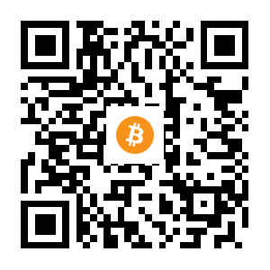 bitcoin:12QWHVGgn5MxJ1jvQfvPdWpHEnDWXaWHad black Bitcoin QR code