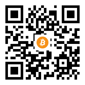 bitcoin:12QayAaCLWzjunzEGPV6kKHuiQao9mLped black Bitcoin QR code