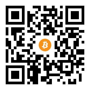 bitcoin:12R7HJ7C1iKKFtZ8obAiMVEbYxt74vTfCU black Bitcoin QR code
