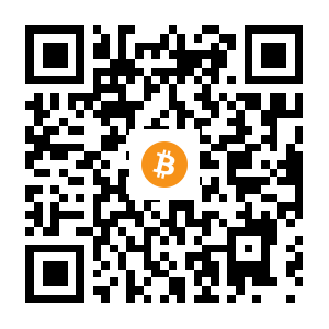 bitcoin:12REsEpnq4XC1VSjC2LszGjWtS7RnTXjp1 black Bitcoin QR code