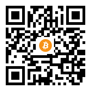 bitcoin:12RFpYjxTg2fdqvDNDsf4jCC5DAEbVZQxW black Bitcoin QR code