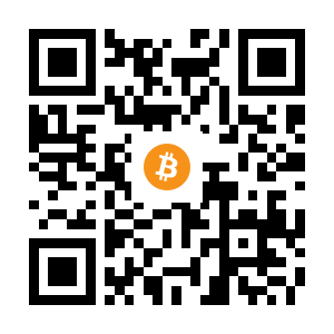 bitcoin:12RWwavLxiKGXHH16exwcimeQDxt7UKMNX black Bitcoin QR code