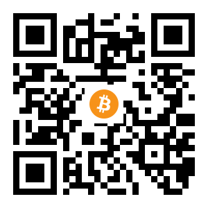 bitcoin:12RhmAVJ9B7P2jEoKanQYxQ7B4kJi8qr7L black Bitcoin QR code