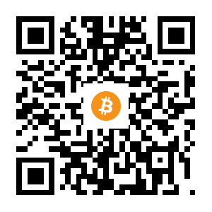 bitcoin:12S4si4Vru3bJSyw3XX97wyCvCaDnvdCVc black Bitcoin QR code