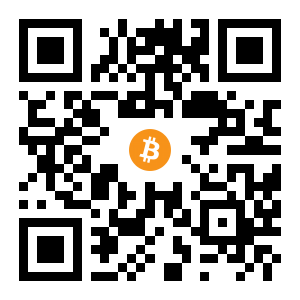 bitcoin:12TYoiWtX23vXW9BXoFZrwpaekSzwYynYU black Bitcoin QR code