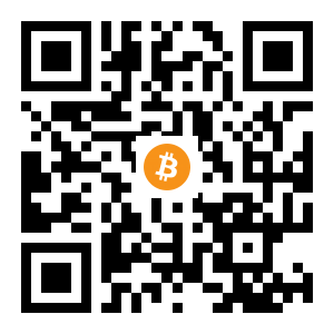bitcoin:12Ty2gdAsDZ242tTv97fNPiTSgqsJxW9uu black Bitcoin QR code