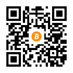 bitcoin:12UfN86jZi6AW87fjBfnCZViajK3WqXh9d black Bitcoin QR code