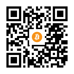 bitcoin:12UtjxnXFjvu93eyDSjzagVKscdZtvUxFa black Bitcoin QR code