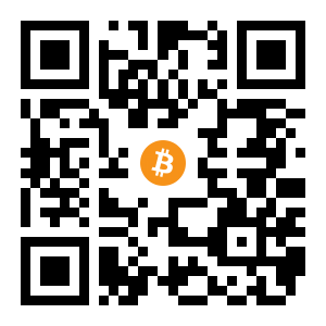 bitcoin:12VPs1oohLsrWo3VZwvVqb4C5VPUnRcx3c black Bitcoin QR code