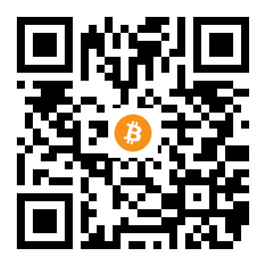 bitcoin:12VyPye3SLUsTc9U9GeNb6BN32NxTk7chi black Bitcoin QR code