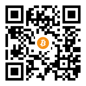 bitcoin:12Wsu74HtmoL722NyPocpodJgveqnXs5ta black Bitcoin QR code