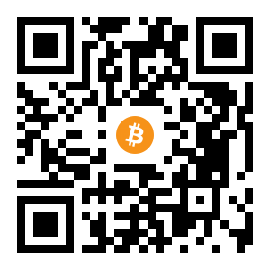 bitcoin:12XCFeutLWcMvNnEqjjKYkZH2vtc6k5UvA black Bitcoin QR code