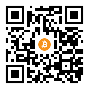 bitcoin:12XVbsA5zMfnA7gAnUHa9QgjkECtnjmYJ1 black Bitcoin QR code