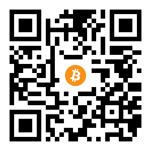 bitcoin:12XVvA8XBVEbT9NadEcpmmyKunyEWXGg1C black Bitcoin QR code