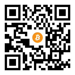 bitcoin:12XqeqZRVkBDgmPLVY4ZC6Y4ruUUEug8Fx black Bitcoin QR code