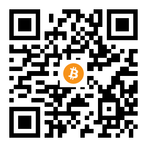 bitcoin:12YmAPRtN5CoQGaWEg6KQZwrSA7gkE3U4p black Bitcoin QR code