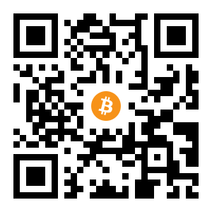 bitcoin:12ZYQxnSgzutGf5zMby5Di2PPdrepT83Yt black Bitcoin QR code