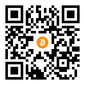 bitcoin:12ZtqbaX8AnapbPpKFijX8oKMZTSVs1ErY black Bitcoin QR code