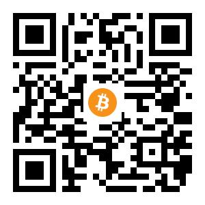 bitcoin:12a7d6qQdCMyKoQkPr7UJcz4RXbXNQUV1H black Bitcoin QR code