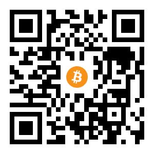 bitcoin:12aJrY7CEEuS1bVv7fn5iUeSXu4SPmsN5U black Bitcoin QR code