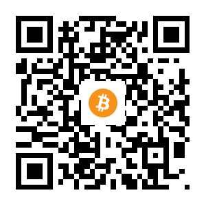 bitcoin:12b56BMFTy9n8gLgapEJbcAZx9EctNVomQ black Bitcoin QR code