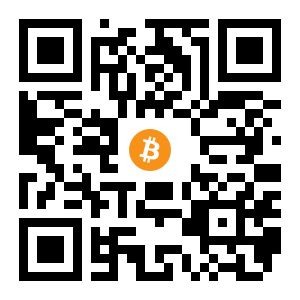 bitcoin:12bNafLLbyiK5VijsWpXXVJMhvXtPLZVe8 black Bitcoin QR code